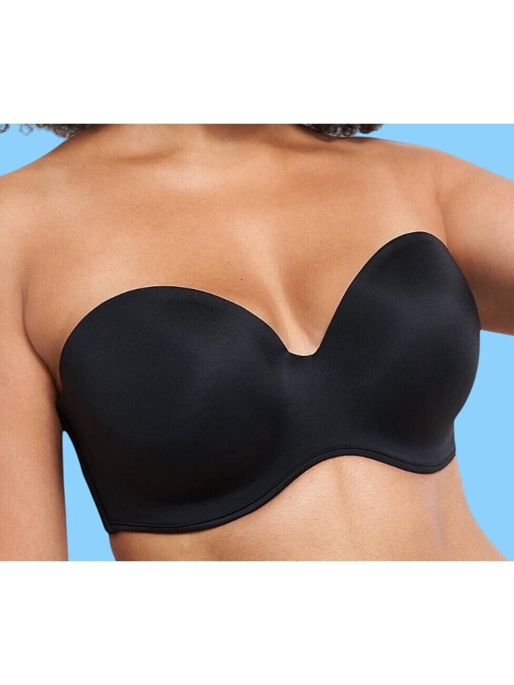 Cacique Multi-Way Black Padded Bra, NWOT, Hook & Eye Closure, 40C
